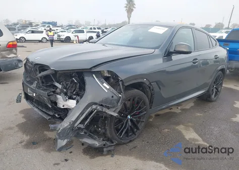 2022 BMW X6 M50I from USA, damaged, VIN 5UXCY8C05N9K57107